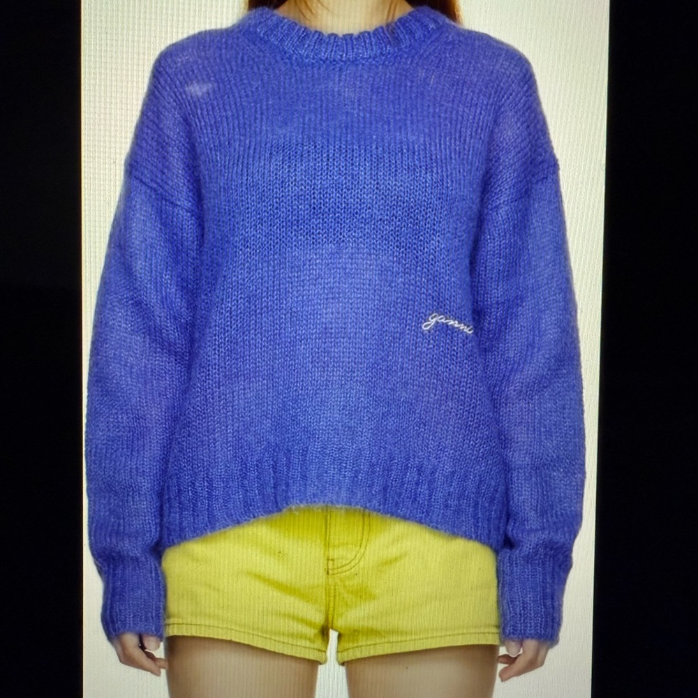 Ganni Blue Sweater